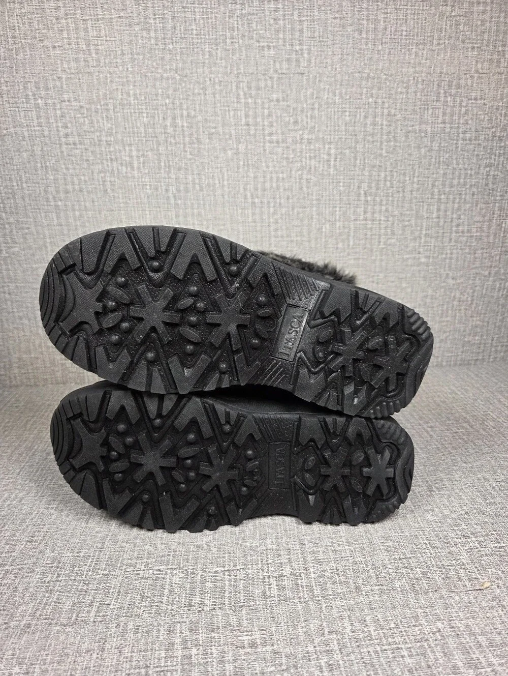 Itasca NEW Vixen Snow Winter Boots Gray Black Faux Fur Women's 9